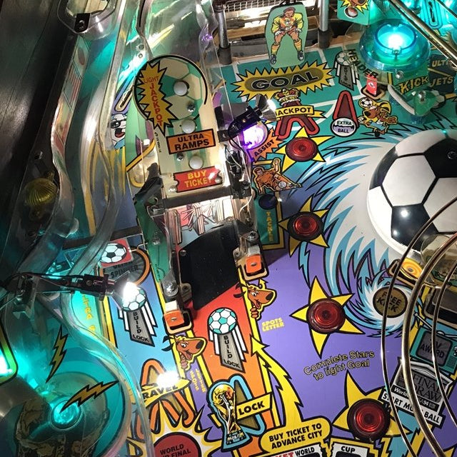 World Cup Soccer Pitch Lighting Addition – Comet Pinball, Inc.
